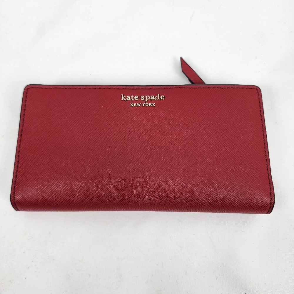 Kate Spade Cameron large slim bifold Wallet NWT